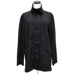 Sanctuary Black Anorak Utility Rain Jacket Size Medium